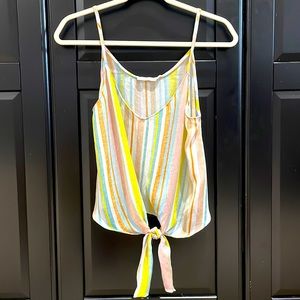 Lush Small Cropped Flowy Tank